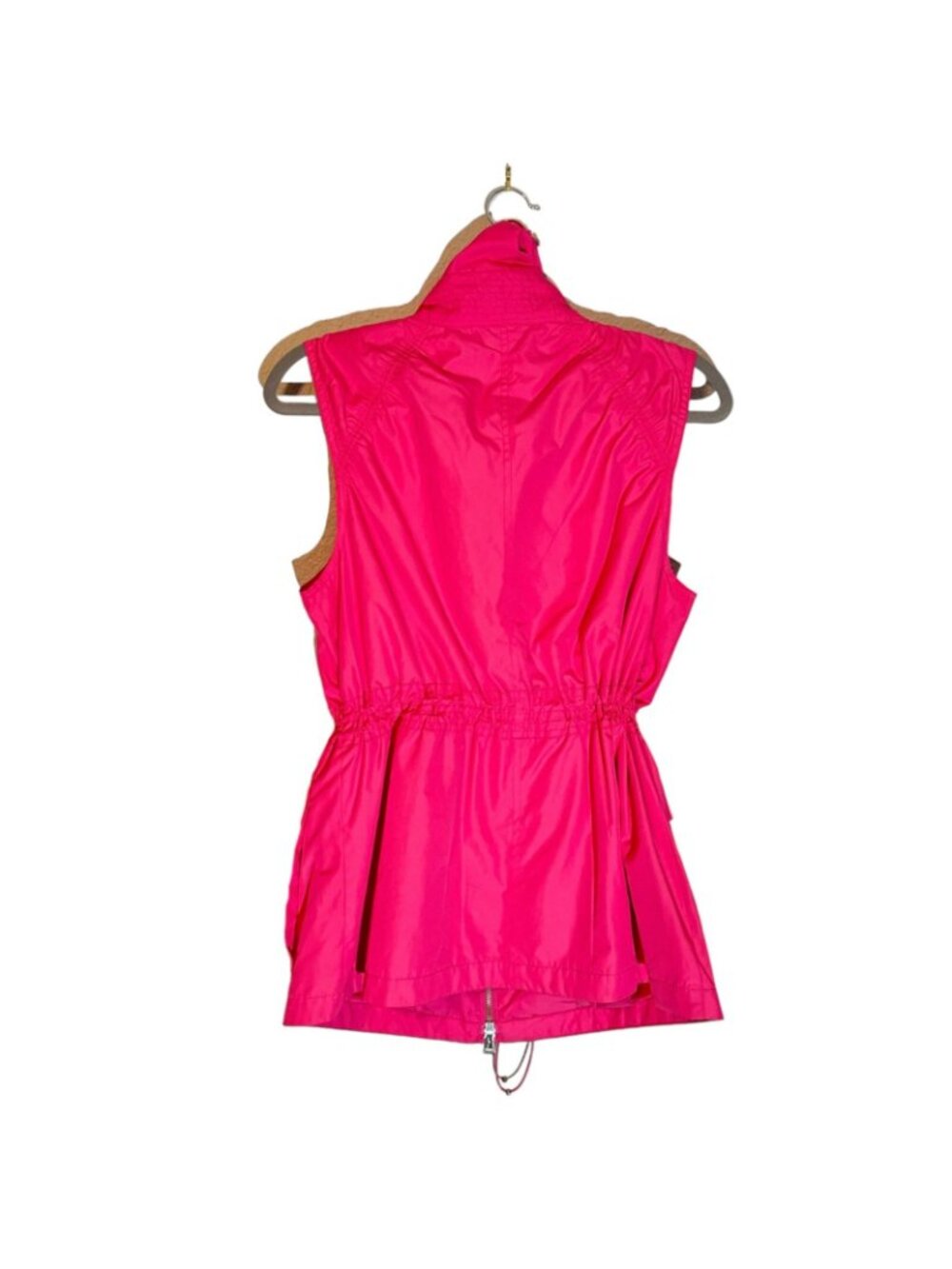 Lauren Ralph Lauren Womens Pink Sleeveless Zip-Up Vest Size Medium - Picture 6 of 12